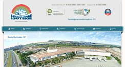 Desktop Screenshot of isoterm.com.br